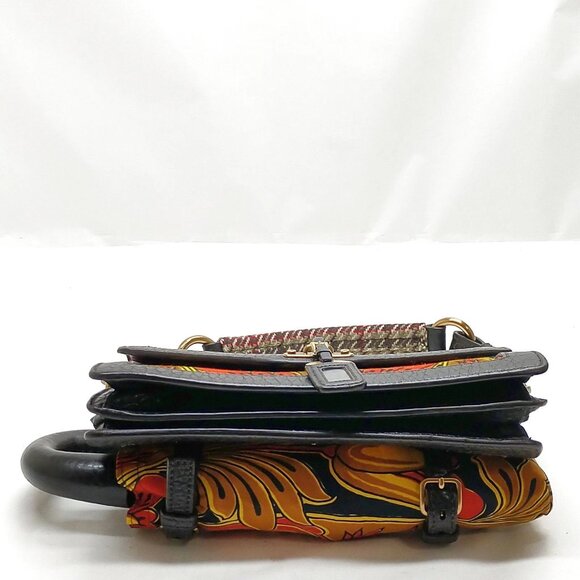 Authetnic Prada Brown Canvas Hand Bag mn1040-112525 - Picture 5 of 16